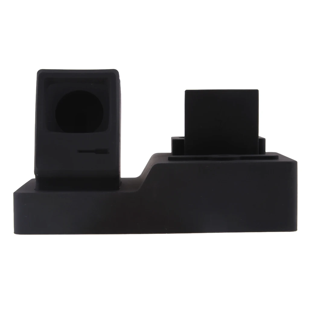 3 In 1 For Apple iPhone Silicone Charging Dock Charger Station Bracket Phone Holder 2 Colors