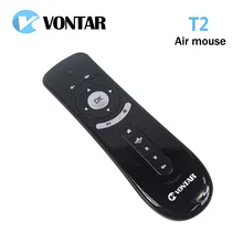 Vontar T2 Fly Air Мышь 2.4g беспроводное устройство клавиатура дистанционного Управление гироскоп движения для ПК Android ТВ IP коробки ТВ проекта Media Player