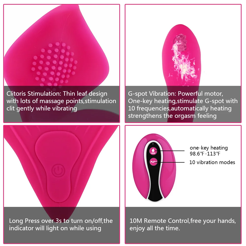 Вибратор дистанционный G spot Отопление вибрационные трусики влагалище тугой