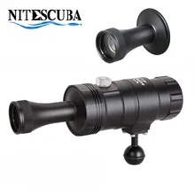 NiteScuba светодиодный светильник для подводной съемки, M6000-WRBT, видео-светильник со снутом, светильник для подводной фотосъемки, фонарь для дайвинга, водонепроницаемый, 100 м