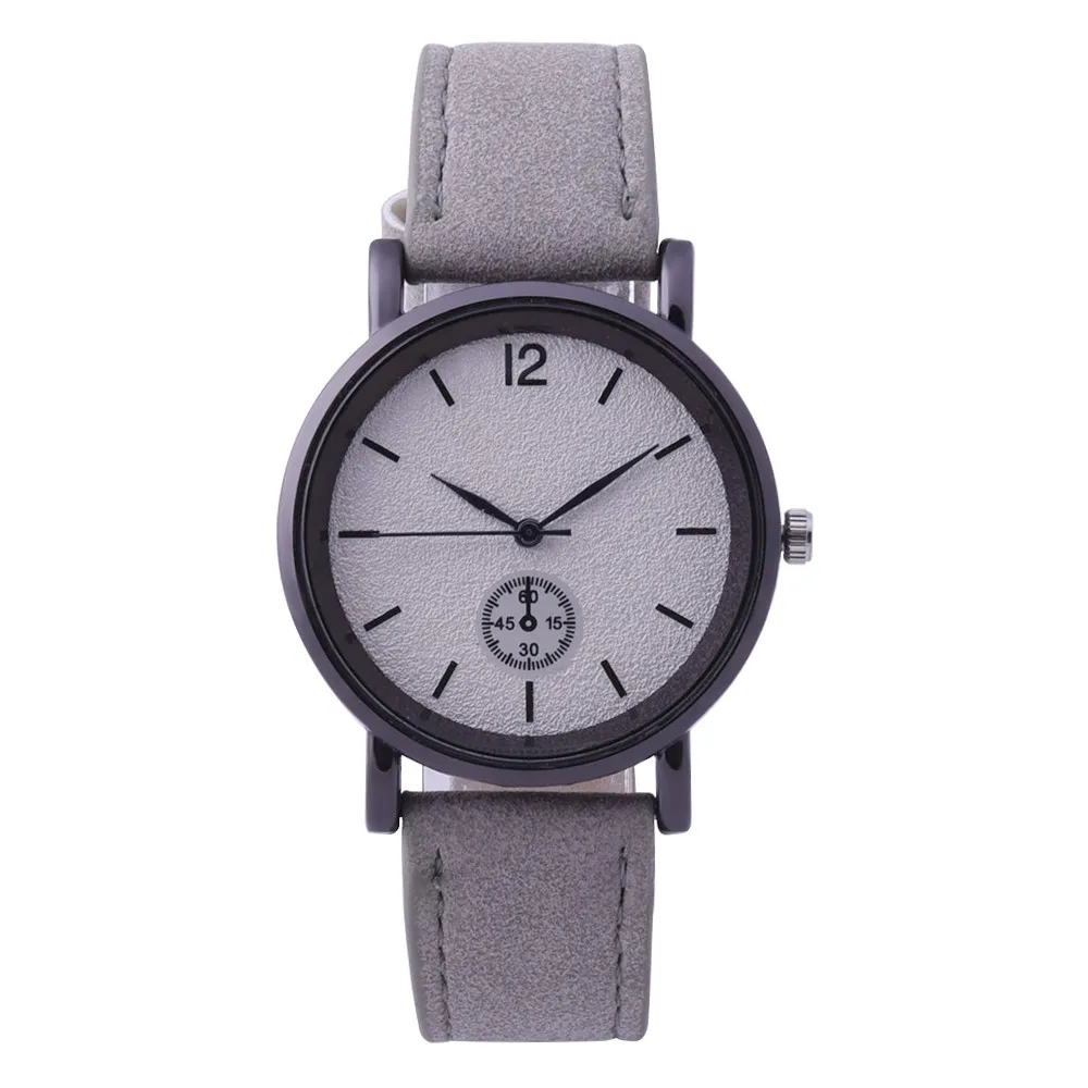 Korean version Fashion Woman Leather Band Analog Quartz Round Wrist Watch Korean version Fashion Woman Leather Band Analog Quartz Round Wrist Watch