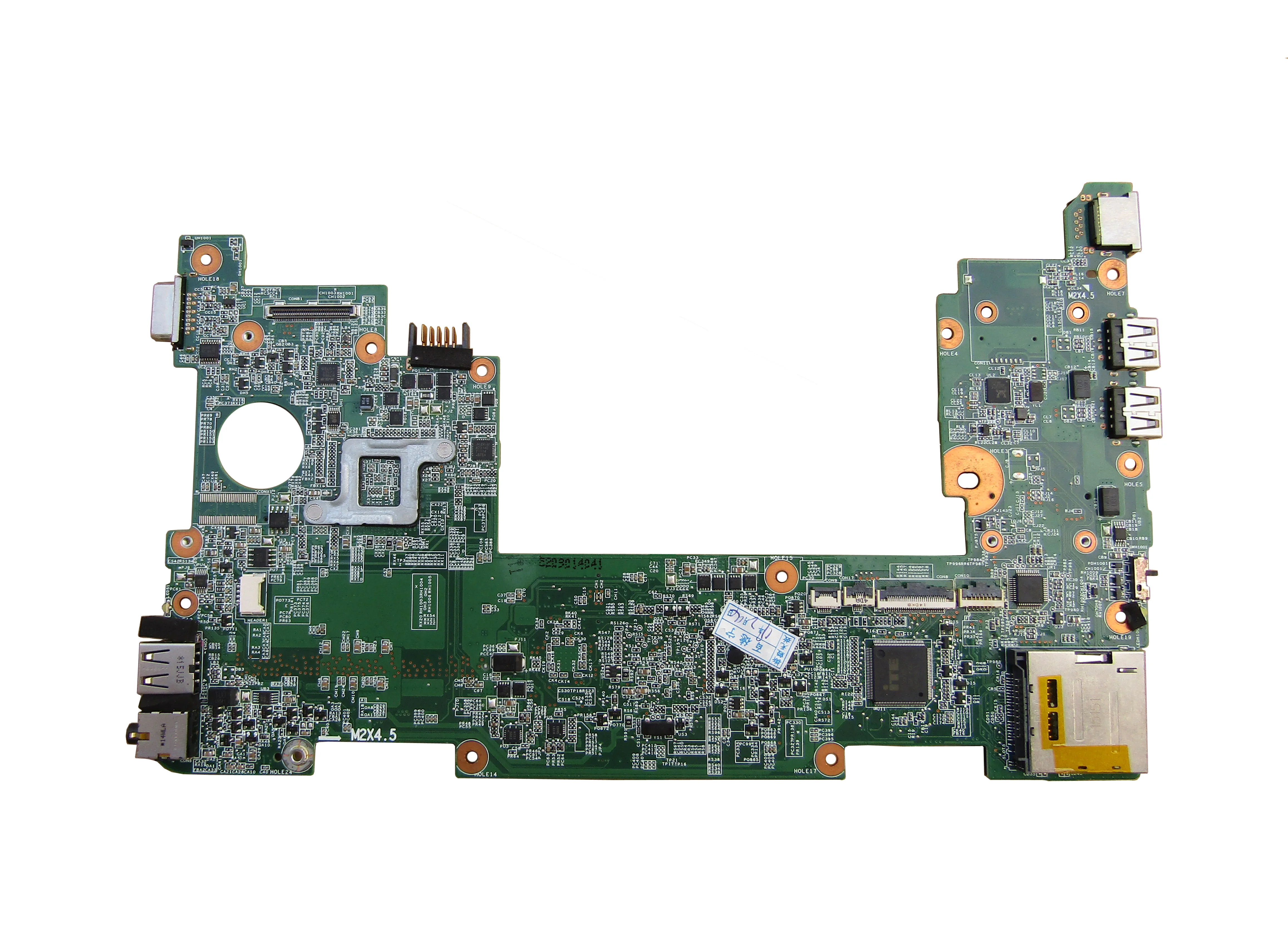 Материнская плата для ноутбука HP mini 110 630966 001 материнская N455 DDR3 полностью
