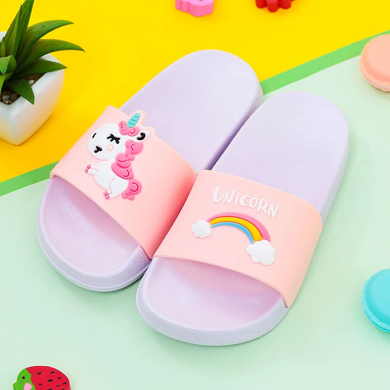 

Summer 2019 explosions fashion cute cartoon children's slippers slip indoor and outdoor men's and women's slippers beach slipper