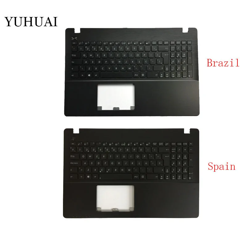 Новый Бразилия/Испанский Клавиатура для ноутбука ASUS X550 K550V X550C X550VC X550J X550V A550L Y581C F550 R510L Palmrest крышка