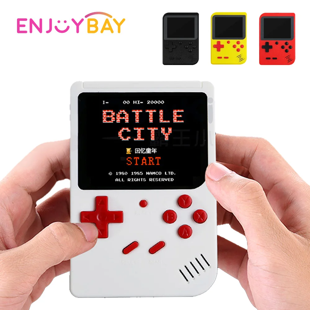 Enjoybay Classic Portable Game Machine Handheld Tetris Brick Game Toy 400 in 1 LCD Color Video Game Player Gift for Kids Adults