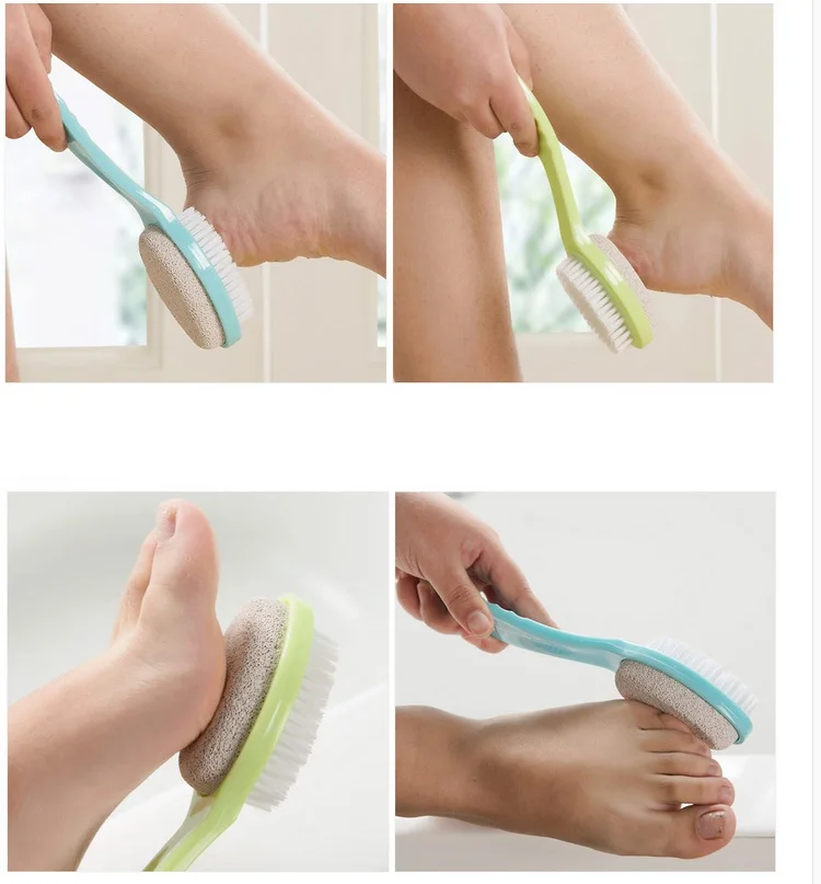 Foot Massage Feet Plantar Massager Dead Skin File Cuticle Remover Scrubber Exfoliator Pumice Stone Grinding Callus Scissor Care