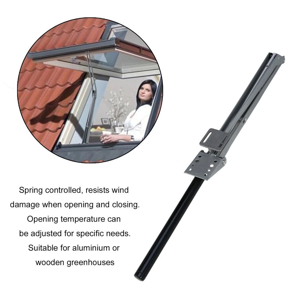 

Universal Automatic Greenhouse Window Opener Agricultural Window Vent Opener Solar Heat Sensitive Replacement Vent Opener Tool