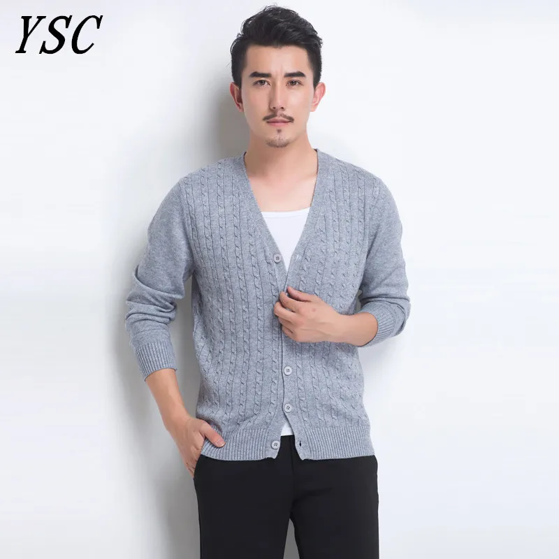 YUNSHUCLOSET Clearance sale Winter Men Knitted Pure