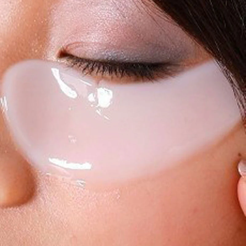 Online 60 Pcs = 30 Pasang Masker Mata Crystal Collagen Gel Bantalan Patch untuk Mata Perawatan Wajah Anti Keriput Masker tas Di Bawah Mata Masker