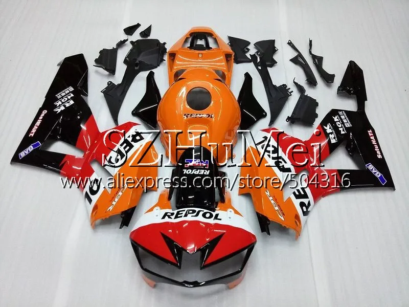 Литья под давлением для HONDA F5 CBR600RR 13, 14, 15, 16, 17, 99SH9 CBR 600RR 600 RR CBR600 RR 2013 Обтекатели Топ красного и черного цвета - Цвет: No.  2