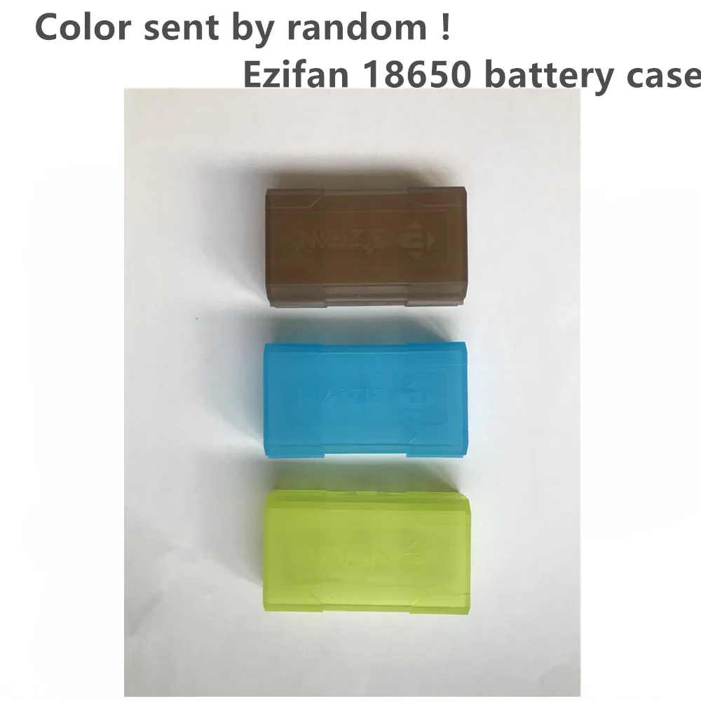 

original Ezifan Efan battery storage box battery case for 18650 battery protected plastic box color sent by random