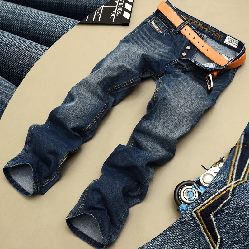 

Four seasons Men Skinny Jeans Men Runway Slim Racer Biker Jeans Strech Hiphop Jeans For Men Spring And Summer Pants