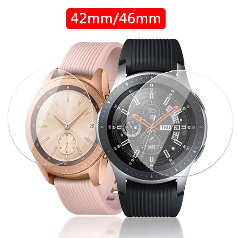 

Tempered Glass Screen Protector for Samsung Galaxy Watch 46mm 42mm Protective Screen Film Anti Explosion Guard Watch Band