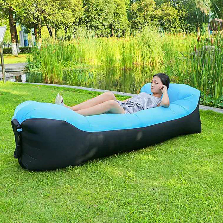 

Fast Inflatable Sofa Air Lounger Bed Outdoor Sleeping Bags Lazy Bag Air Sofa Bed Beach Laybag Sofa Gonflable Tumbona Inflable