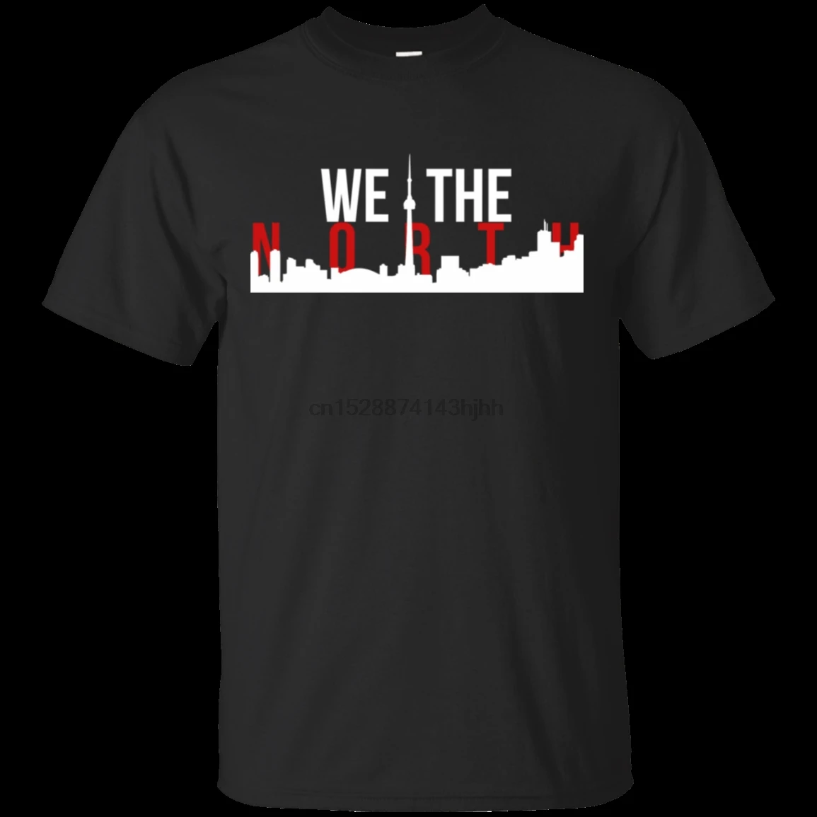 we the north black t shirt