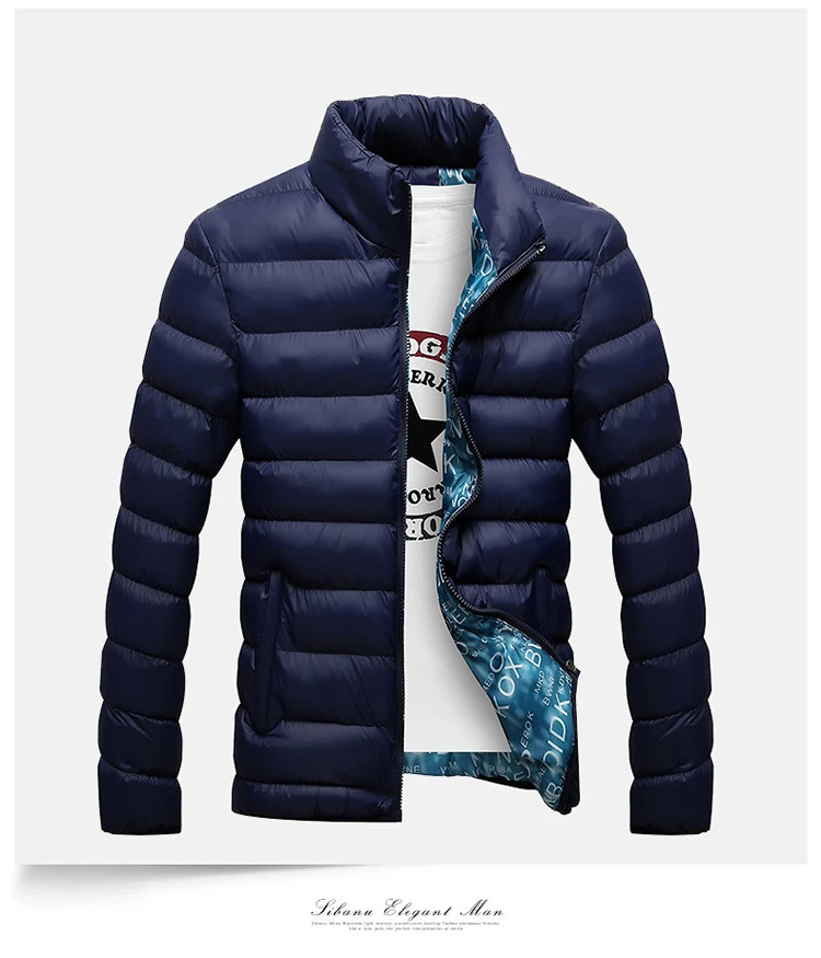 Зимняя мужская куртка, брендовая Повседневная Мужская парка со стоячим воротником, куртка размера плюс 4XL, Толстая Теплая мужская парка с хлопковой подкладкой