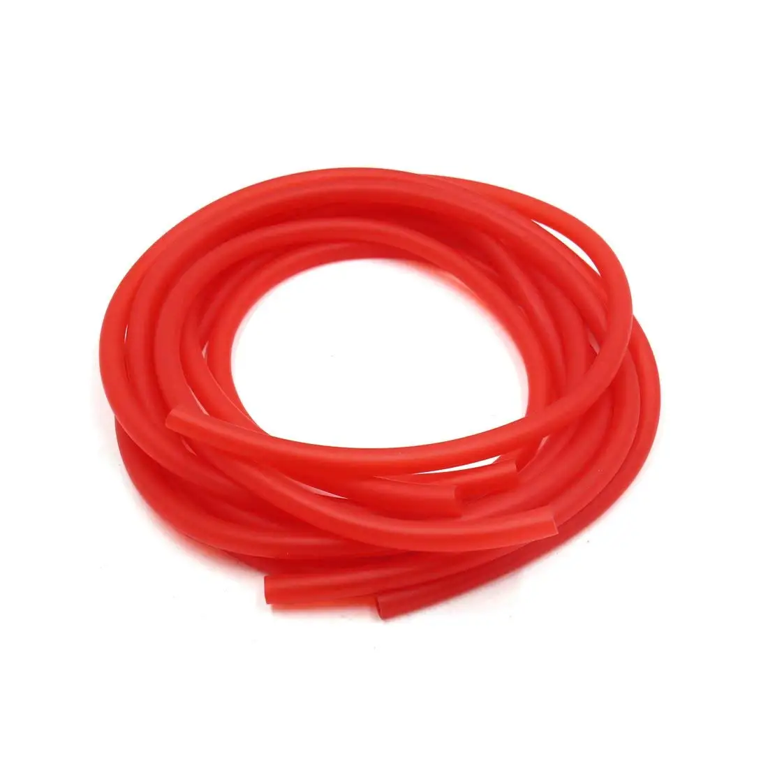 uxcell 4Pcs Red 4.5mm Inner Dia Silicone Oil Hose Fuel Petrol Tube Pipe