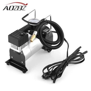 

AOZBZ 12V Car Portable Electric Air Compressor Heavy Duty 35L/Min Auto Tire Inflator Pump With Cigarette for Cars Bicycles