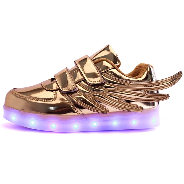 Luminous Sneakers Charging Wings  Shoes Wings Luminous - New Usb