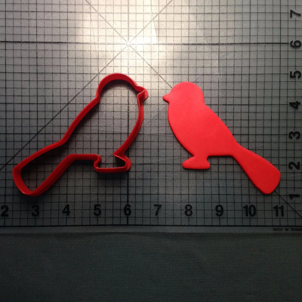 

Robin Bird Cookie Cutter Set Fondant Cupcake Moulds Made 3D Printed Cake Decorating Tools Kitchen Accessories bird Cake Cutters