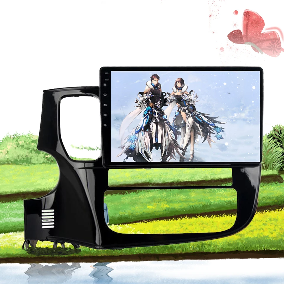  Android 9.1 Car Multimedia Player Car DVD For Outlander 2014 2015 2016 Auto IPS Car GPS Radio Video