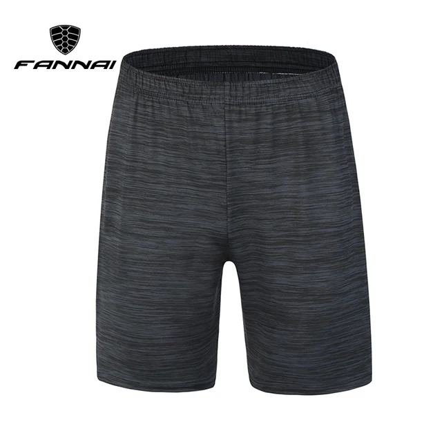 US $9.85 FANNAI Running Sport Men Shorts Elastic Pocket Training Crossfit Fitness Soccer Jersey Sportswear M