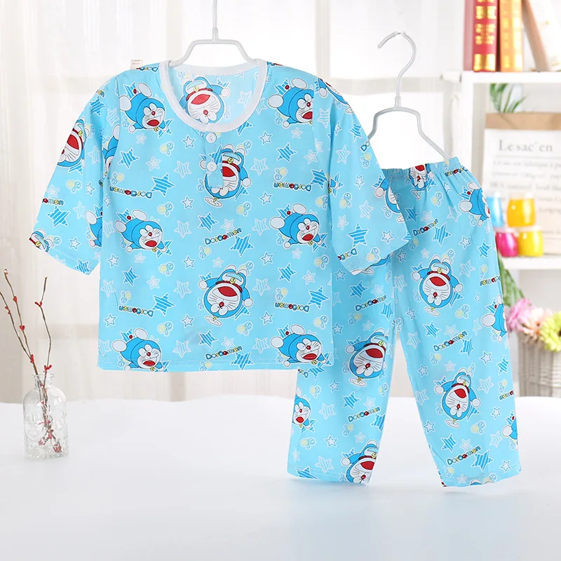 Kids Boy Pajamas Sleepwear Clothes Set Child Cartoon Pijamas Children
