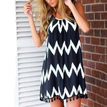 

Women Casual Skirts Summer Beach Style Sexy Spaghetti Strap Backless Sling Chiffon Skirts Loose Wavy Sling Vestidos