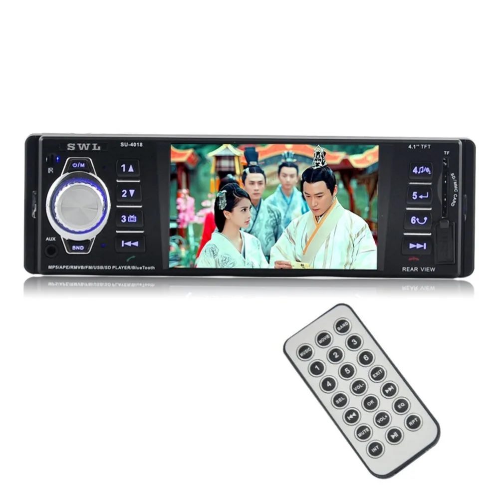 

4018 TFT Screen Rear View Camera Car Audio Stereo 12V Auto Video MP3 MP5 AUX FM USB SD MMC Remote Control