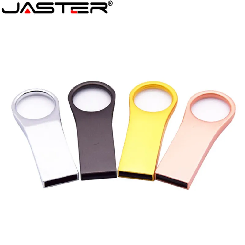 

JASTER Usb Flash Drive Metal Pendrives Mini Usb 64gb 32gb 16gb Flash Drives Pen Drive Memory Stick 8gb 4gb Over 10pcs Free Logo