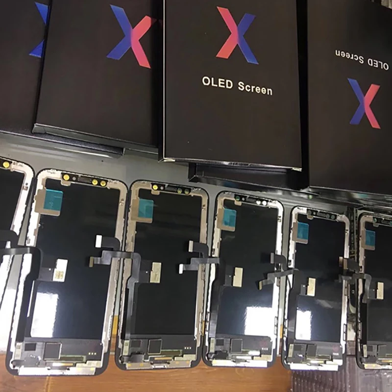 FERISING(черный) AAA ЖК-дисплей для Apple iPhone X XR XS MAX сменный дисплей кодирующий преобразователь сенсорного экрана в сборе