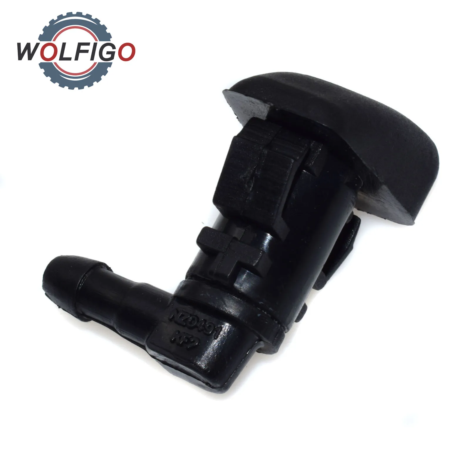 

WOLFIGO Windshield Wiper Jet Waher Water Spray Nozzle Black Replacement 8E5Z17603A for Ford Fusion Mercury Milan Lincoln MKZ