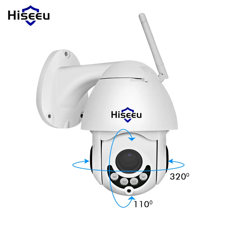Hiseeu 1080P IP Camera Wifi Waterproof Mini PTZ Speed Dome Camera Outdoor 2MP IR Onvif CCTV Security Surveillance Camera P2P Hiseeu 1080P IP Camera Wifi Waterproof Mini PTZ Speed Dome Camera Outdoor 2MP IR Onvif CCTV Security Surveillance Camera P2P