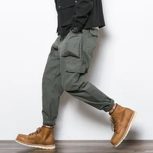 Мужские Широкие свободные брюки Yu Wenle с искусственным человеком, брюки Эдисона Чэнь, японские Летние повседневные штаны