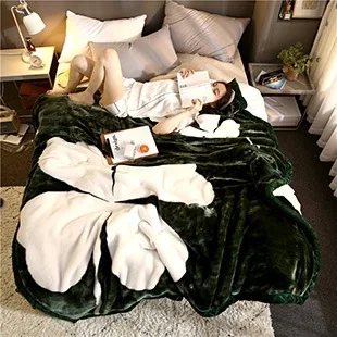 H одеяло взвешенные украшения для дома зимние массивные рашелевые одеяла флис для взрослых детей путешествия Офис домашнее полотенце - Цвет: 7