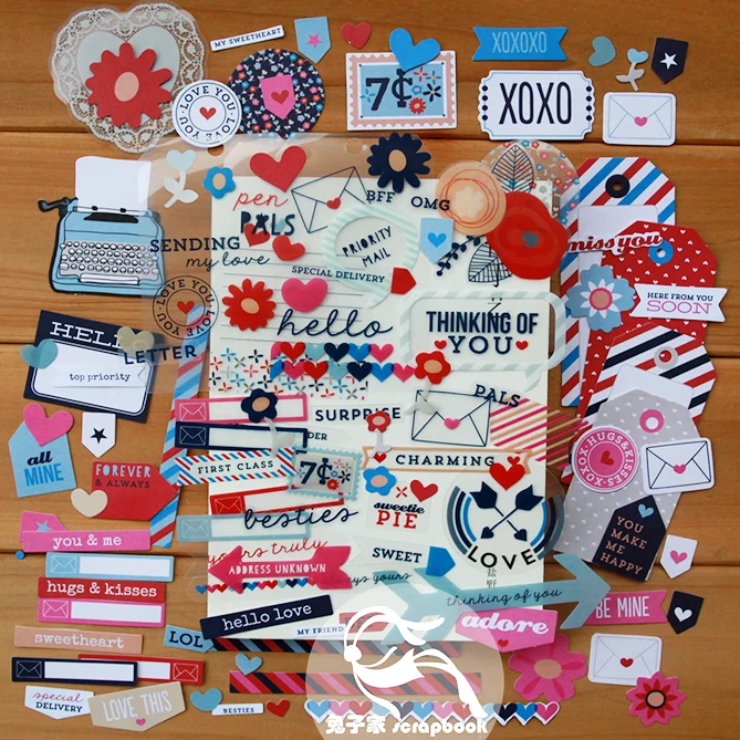 

111pc Super cute Cardstock Die Cuts for Scrapbooking Happy Planner/Card Making/Journaling Project
