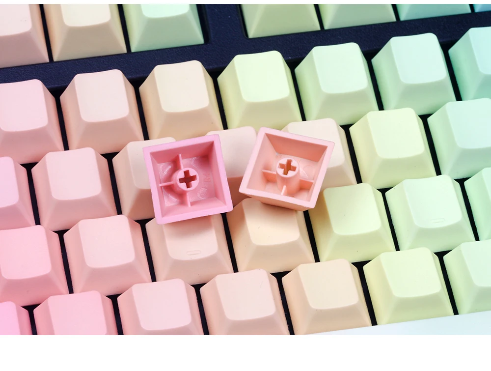 Пустой pbt keycap rainbow cherry профиль keycap для cherry mx Переключатель 104 клавиш