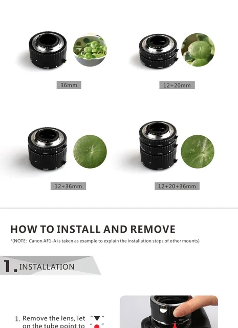 Nikon D3200 Macro Lens Auto Focusing Macro Extension Lens Adapter