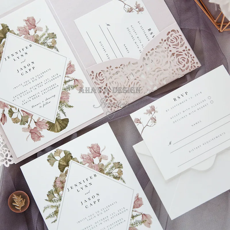 blush-laser-cut-pocket-fold-invitation-with-botanic-touches-in-mauve-colors-EWDS004-5