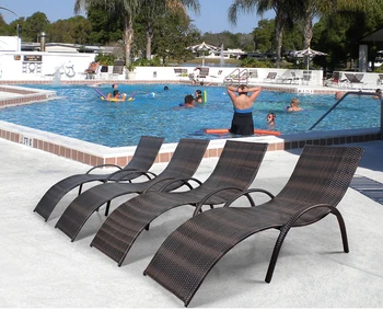 

Durable use furniture outdoor wicker sunbed