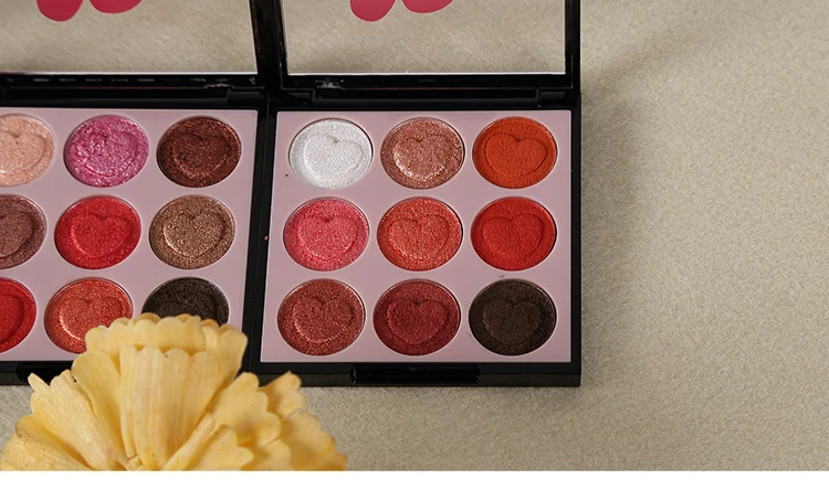 HOLD LIVE 9 Color Eyeshadow Palette Shimmer Matte Glitter Eye Shadow Palette Pigment Diamond Eyeshadow Glitter Nude Eyes Makeup (24)