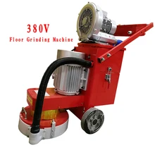 350mm Diameter Floor Grinding machine concrete floor grinder polisher vacuuming grinding machine adjustable grinding depth 380V