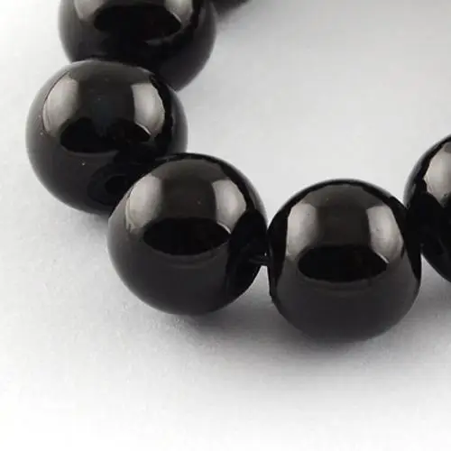3000/ unidades Negras redondas perlas de madera agujero 1,5/ mm 4/ mm