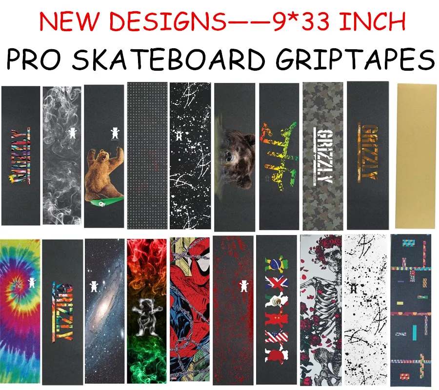 Профессиональный Элемент 9 "X 33" Скейтборд Griptape Грубой Наждачной Бумаги На Скейтборде или Палубе Крейсера Против бокового Заноса lixa де Скейт