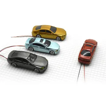 

ABS platic scale model led light car plastic toy model car with 12V LED light