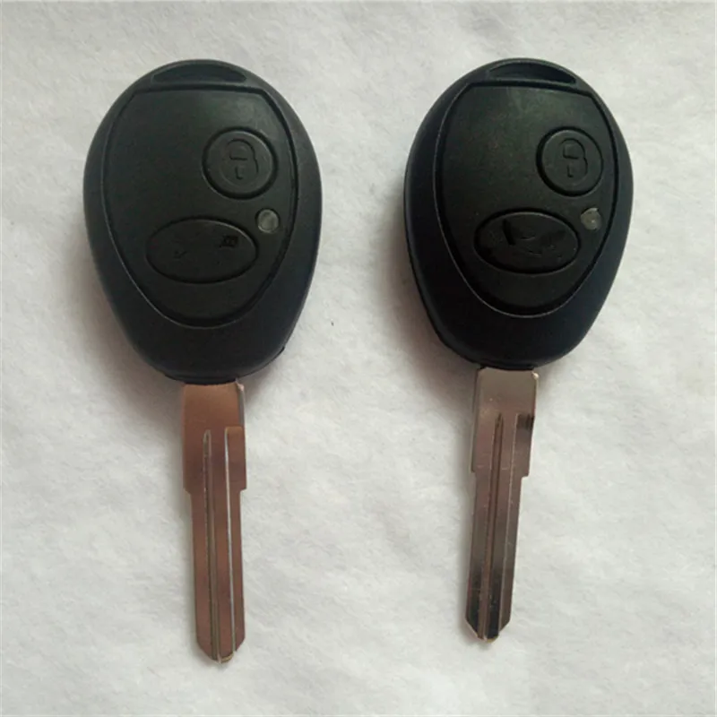 

DAKATU Replacement Remote Car Key Shell 2 Buttons for Land Rover Discovery 2 Freelander Uncut Blade Blank Key Case