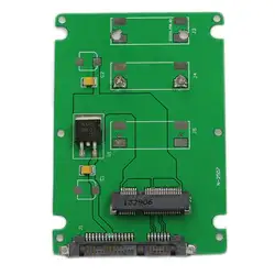 50 мм Мини PCI-E mSATA SSD до 7 мм 2,5 "SATA 22pin жесткий диск корпус