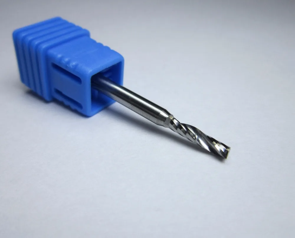 

10PCS diameter 2.5MM 3.175*2.5*12*38 Tungsten Carbide single 1 Flute End Mill milling cutter CNC Bits for Acrylic wholesale