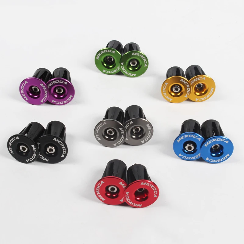 

MTB Bicycle Handlebar end Plugs inflated End Plug Bike Accessories 1 Pair Aluminum Alloy Handle High Quality