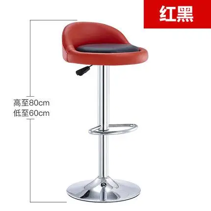 Барный стул современный минималистичный барный стул лифт вращающаяся спинка стул домашний высокий стул маникюрный стул - Цвет: style 11